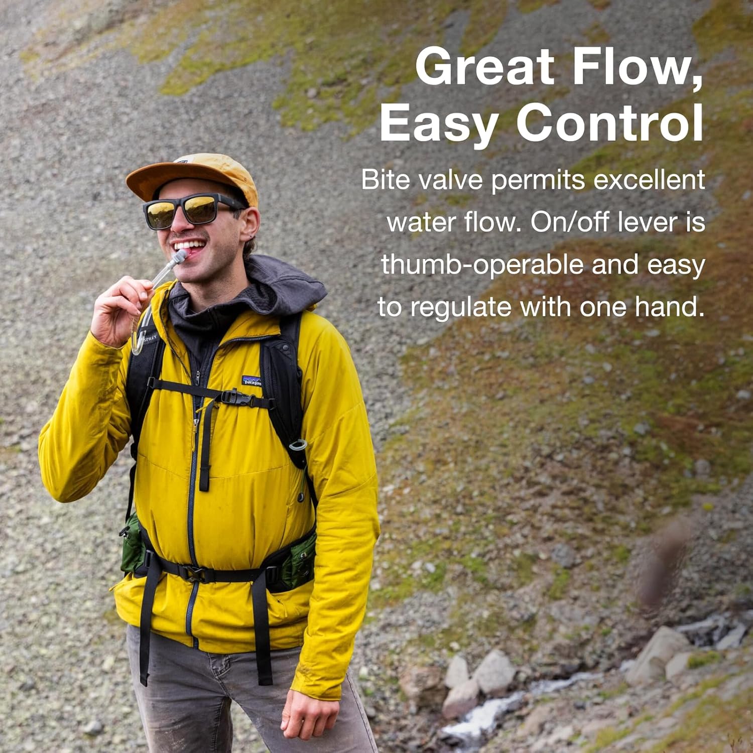 Hydration Backpack Water Reservoir with Bite Valve