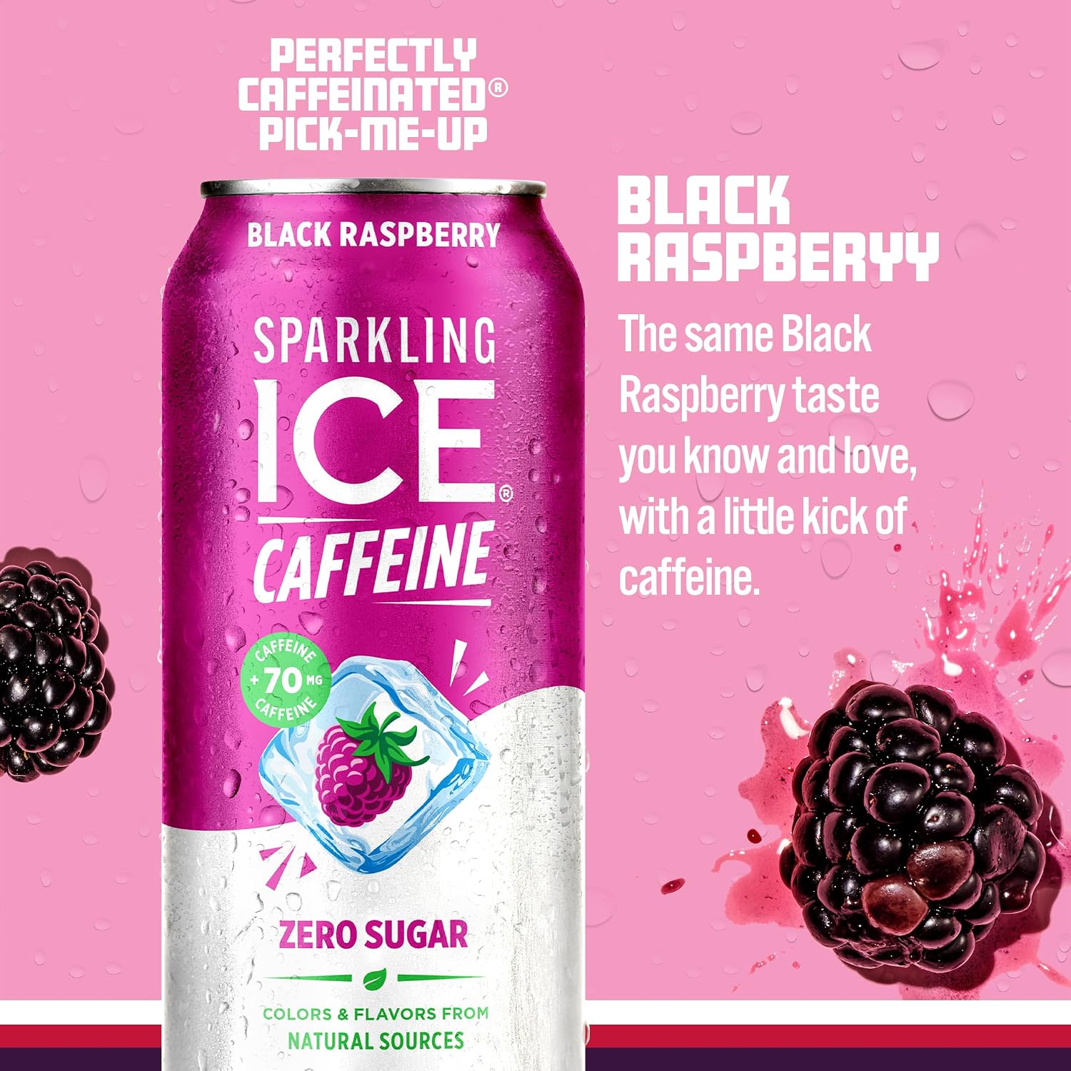 Black Raspberry Caffeinated Water