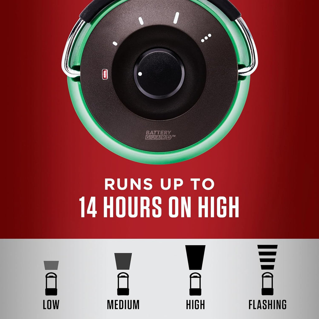 Water-Resistant LED Camping Lantern with Battery Protection