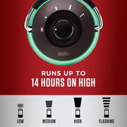 Water-Resistant LED Camping Lantern with Battery Protection