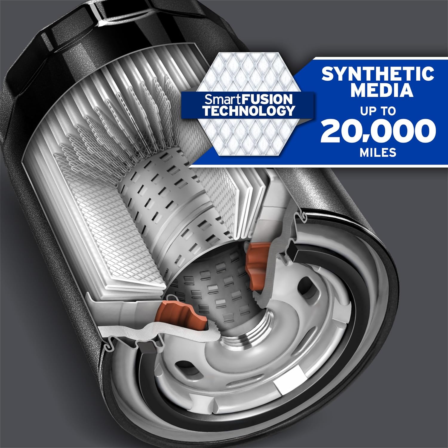Maximum-Protection Spin-On Engine Oil Filter
