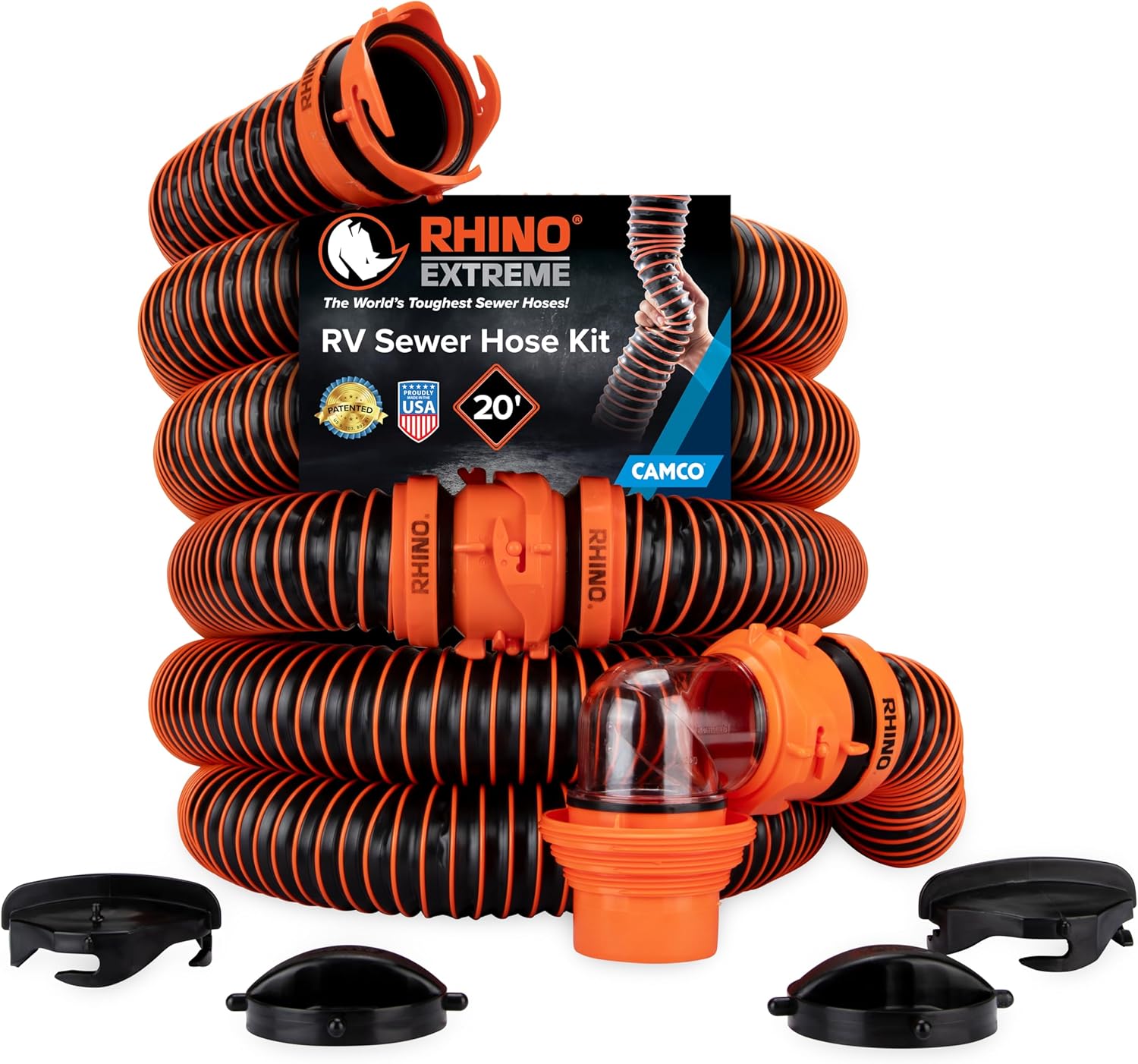 20-Foot Premium RV Sewer Hose Kit
