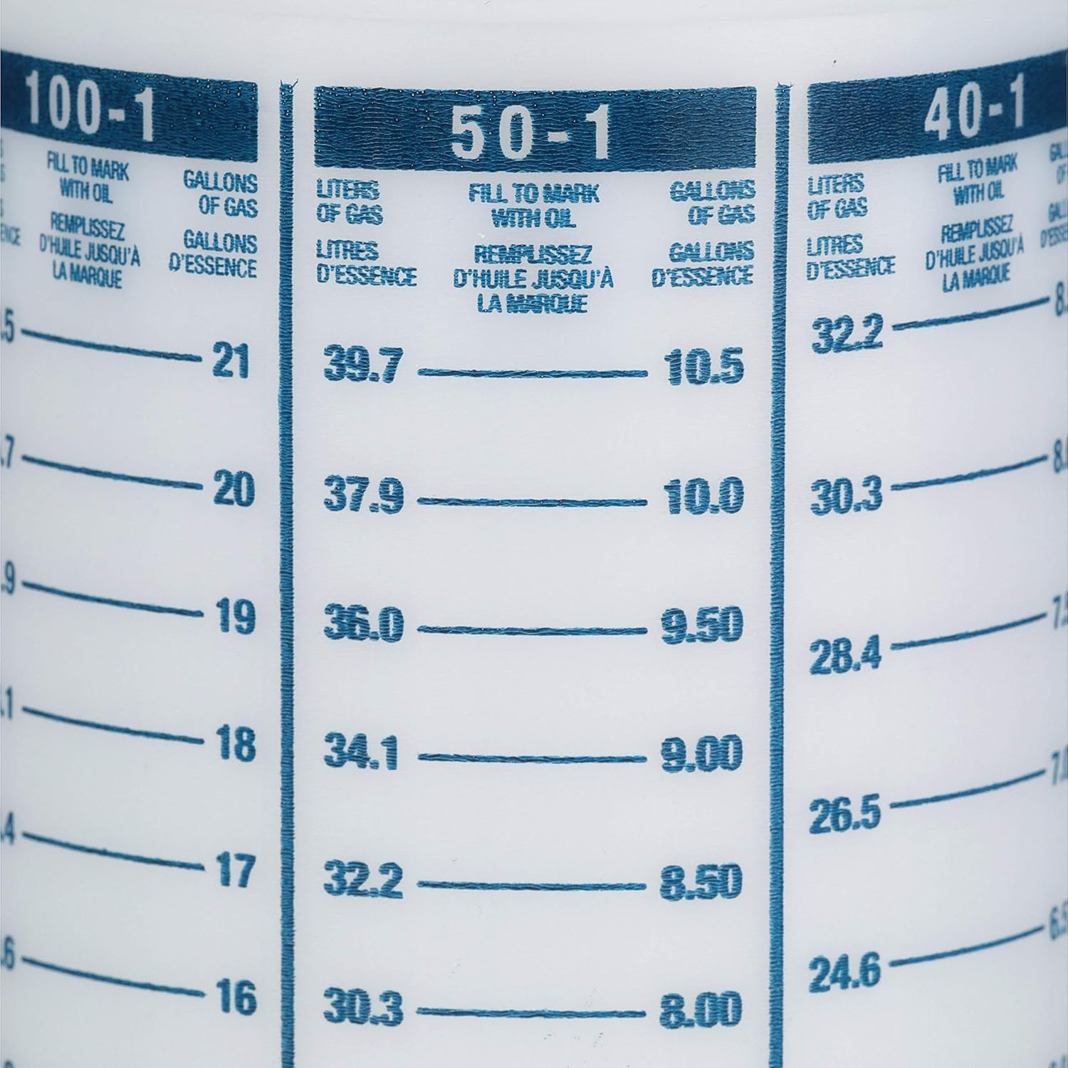 Wide-Mouth Marine Fuel & Oil Mixing Bottle
