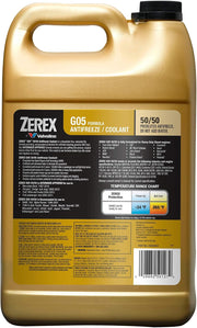 Zerex G05 50/50 Ready-to-Use Antifreeze Coolant – 1 Gallon