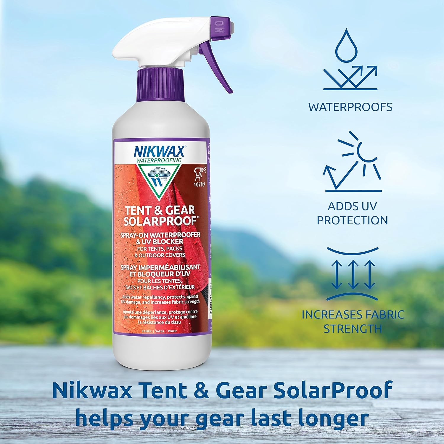 Tent & Outdoor Gear Waterproofing & UV Protection Spray