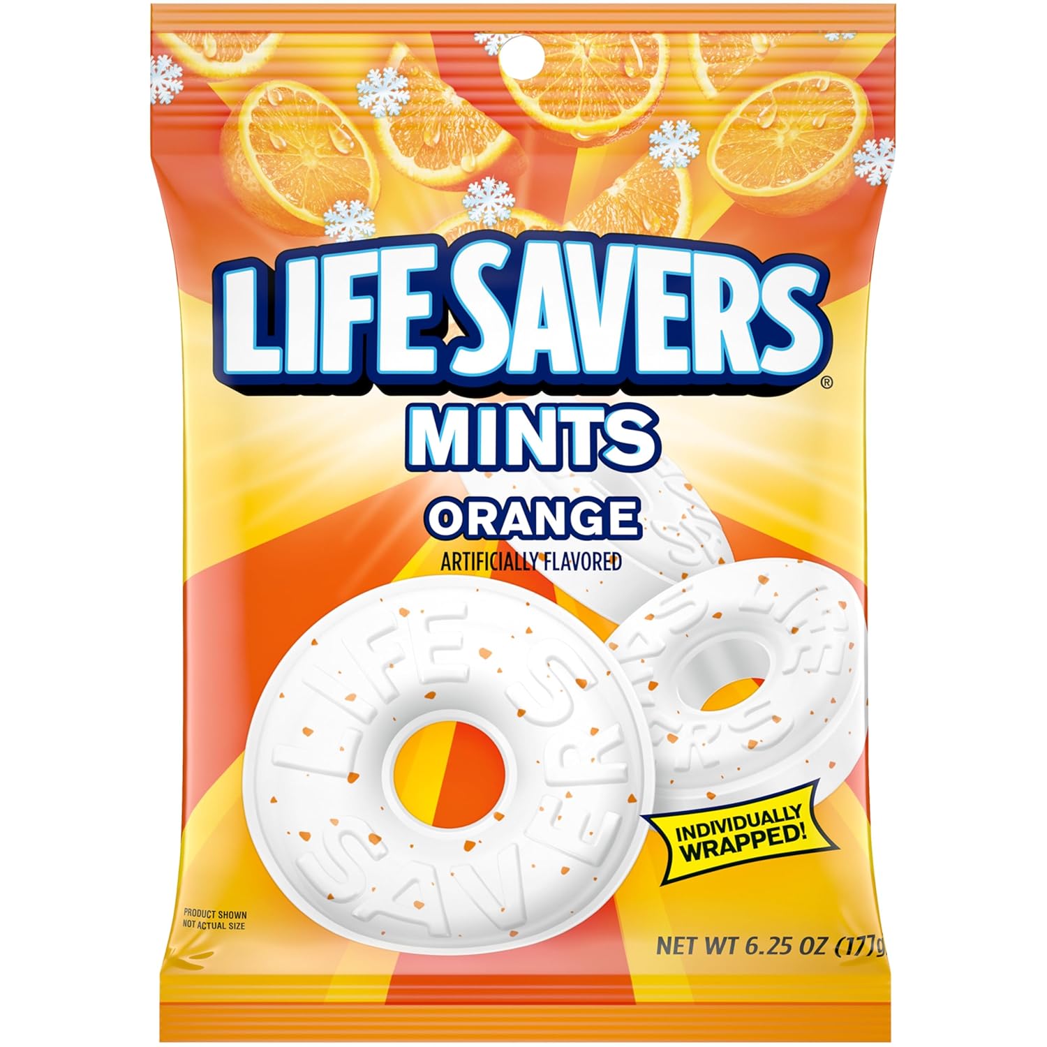Orange Hard Mint Candy