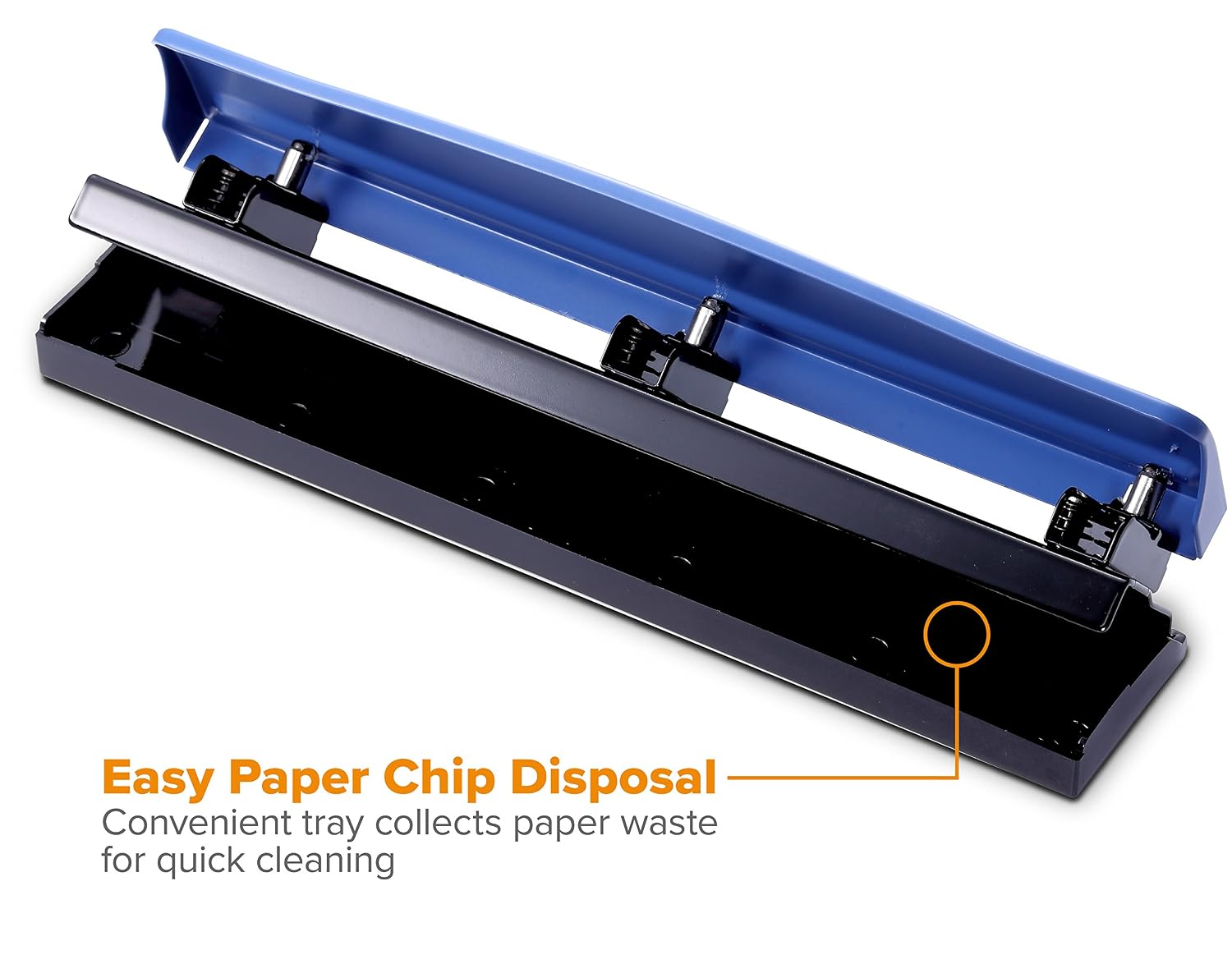 Premium 3-Hole Paper Punch – 12-Sheet Capacity