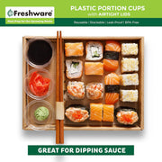 Plastic Portion Cups Set