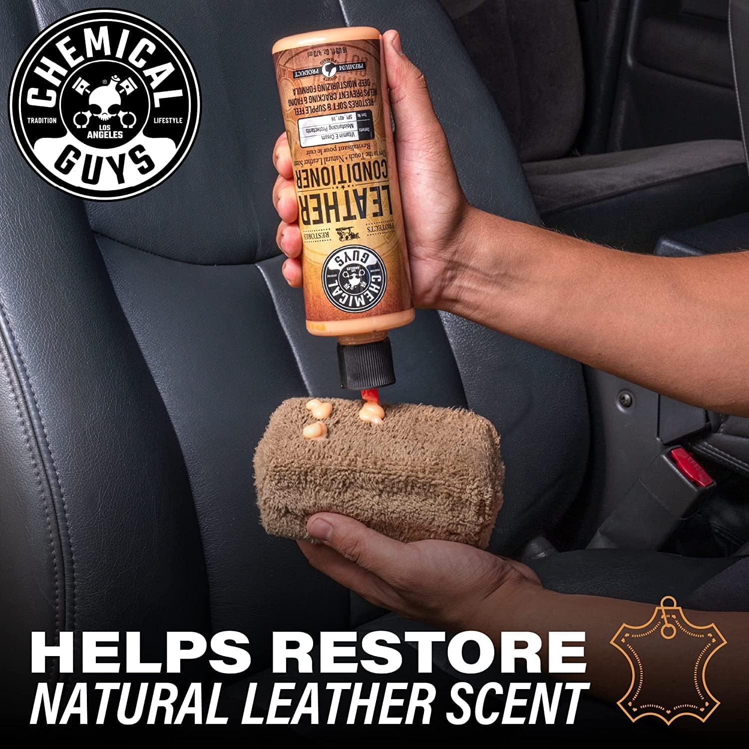 Leather Conditioner for Car Interiors – 16 oz