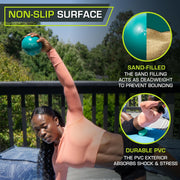 Weighted Toning Exercise Ball for Strength Training