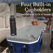 Insulated Rolling Hard Cooler with Wheels