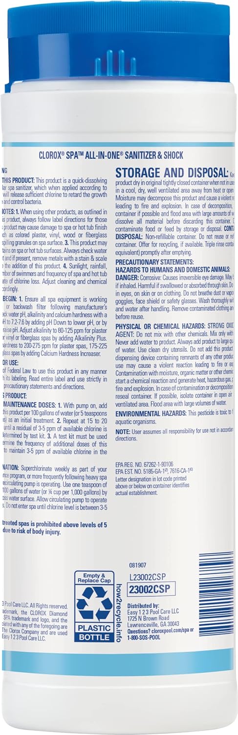 Spa Sanitizer Shock