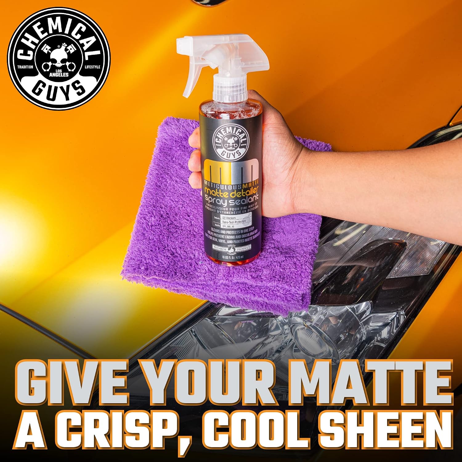 Chemical Guys Meticulous Matte & Satin Finish Detailer – 16 Oz