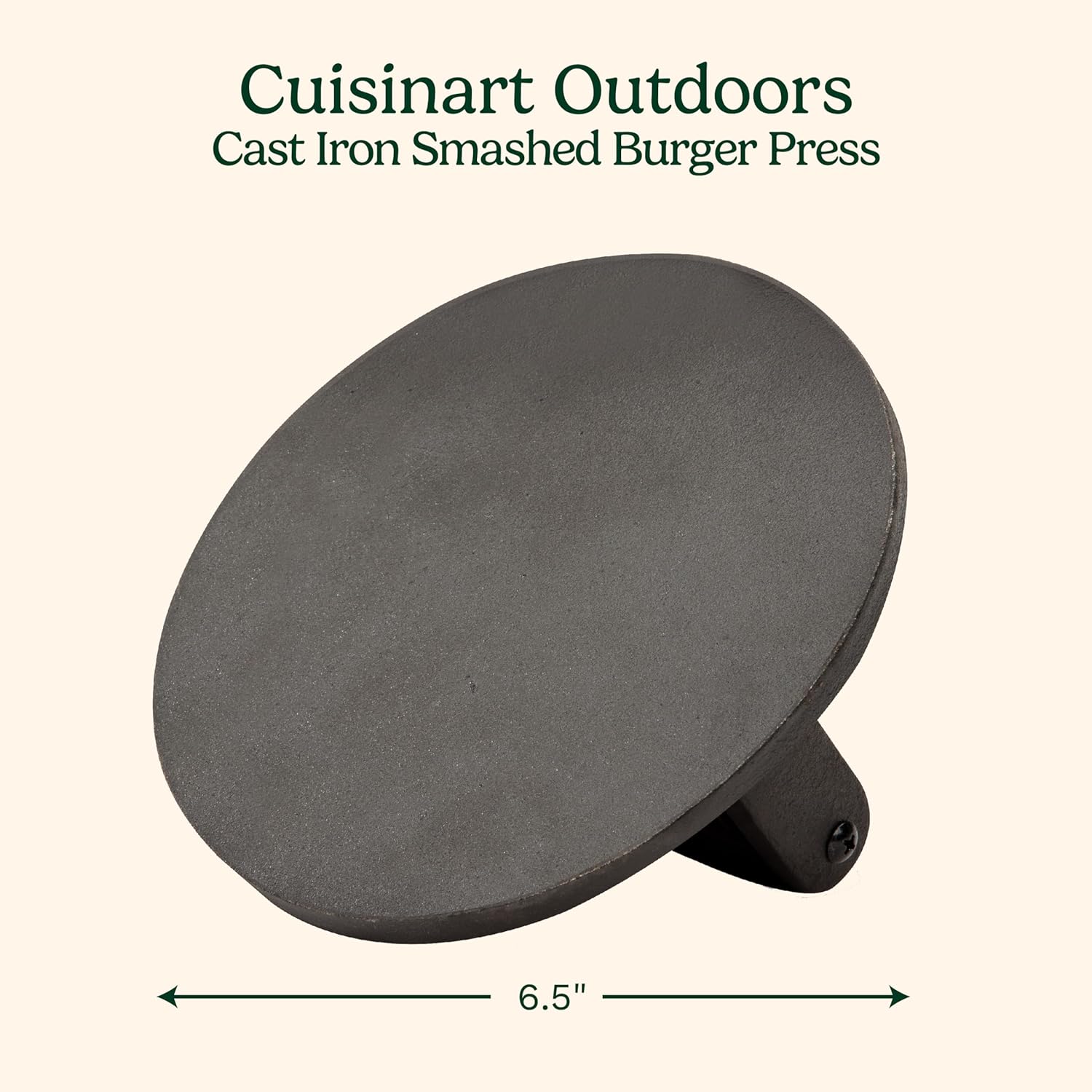 Cast Iron Burger Press