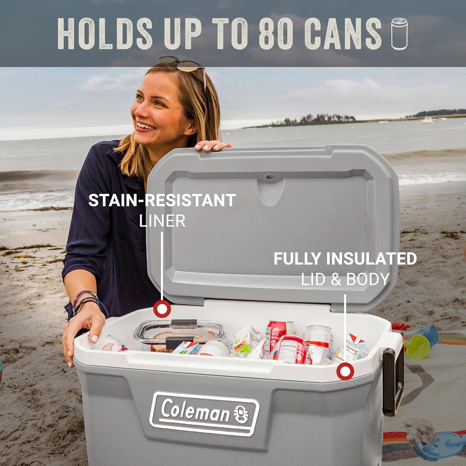 Coleman Classic Series Insulated Portable Hard Cooler
