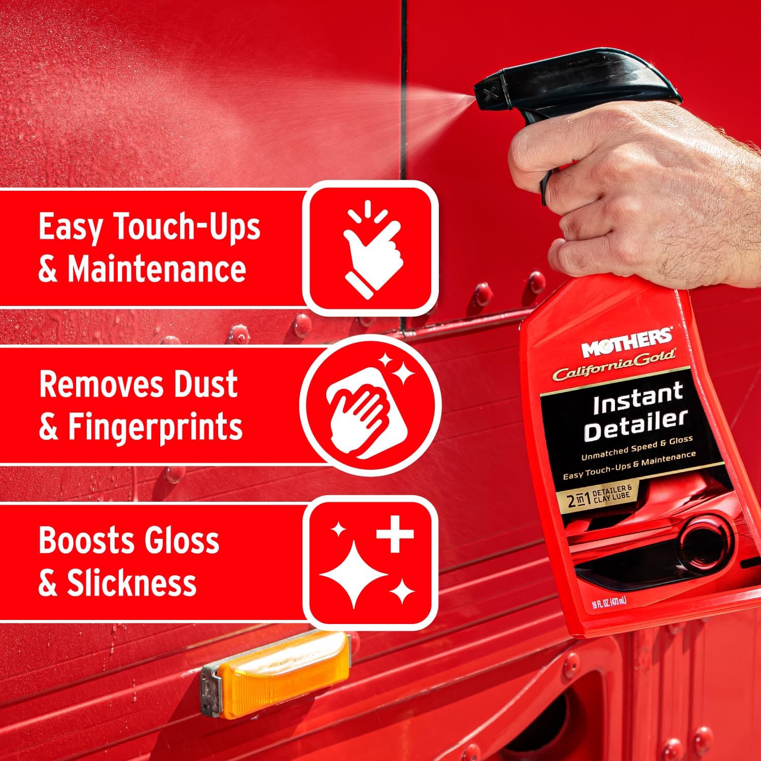 Quick Gloss Instant Car Detailer Spray – 16 oz