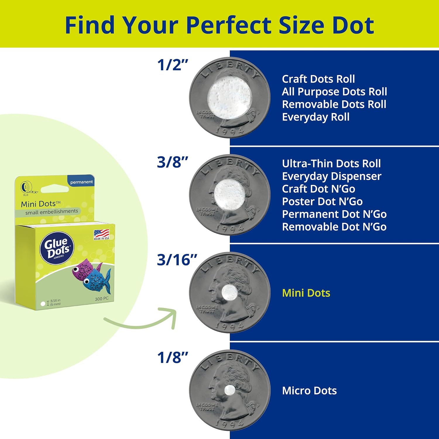 Mini Double-Sided Glue Dots