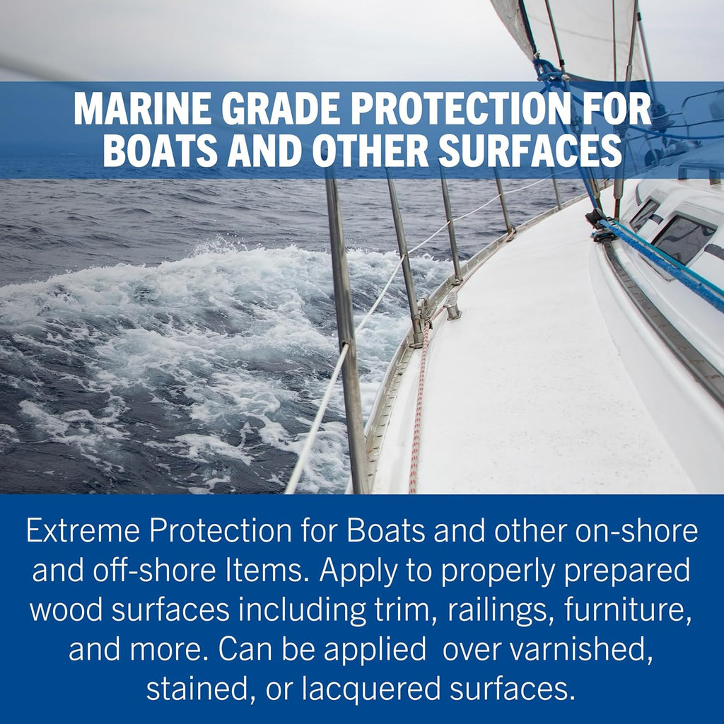 Marine Spar Protective Wood Varnish – Quart