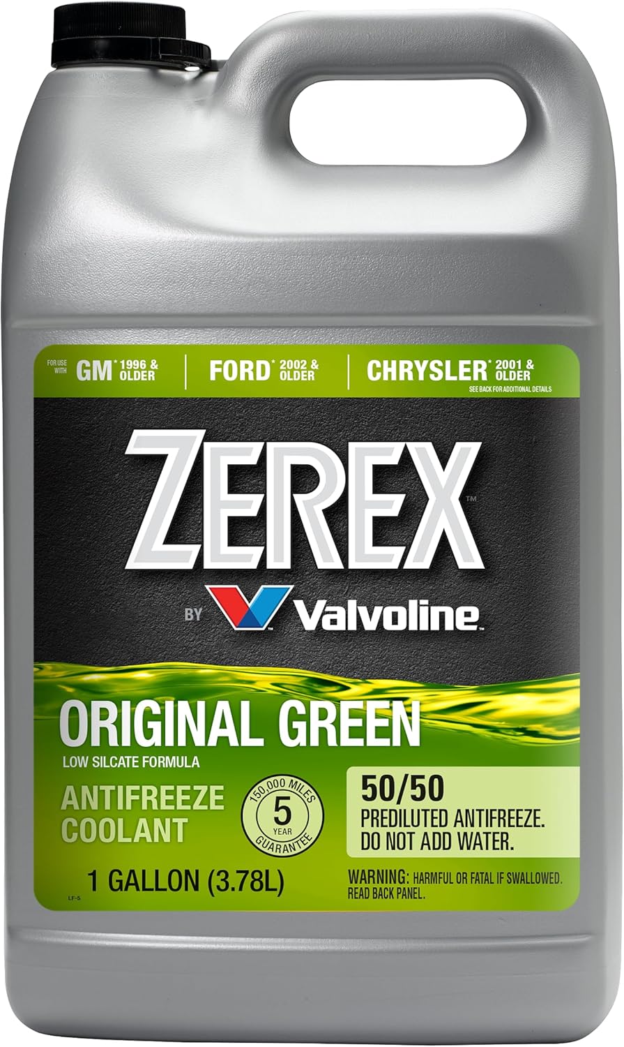 Original Green 50/50 Prediluted Antifreeze & Coolant – 1 Gallon
