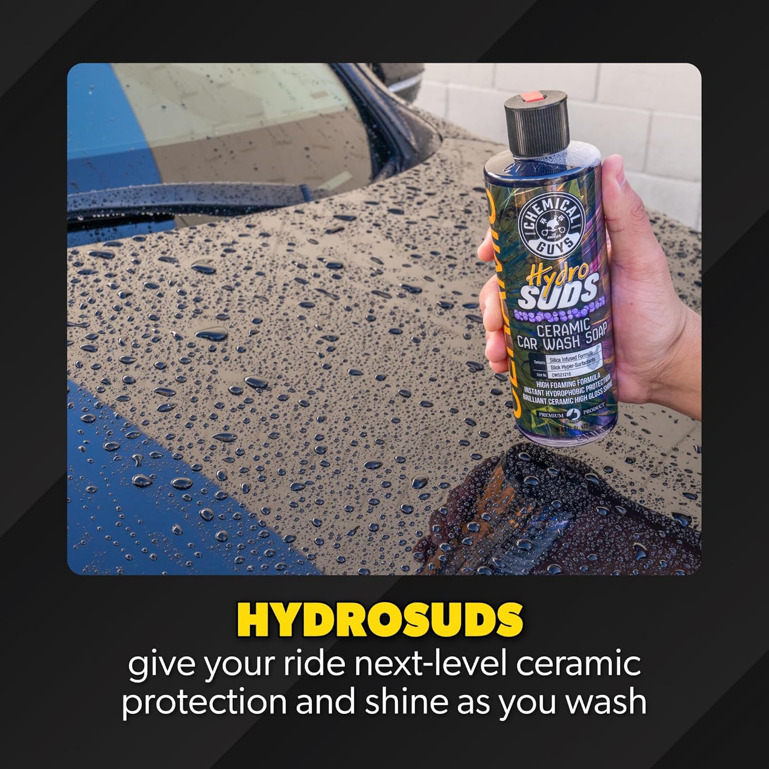 Ceramic High-Foaming Car Wash Soap – Berry, 16 oz