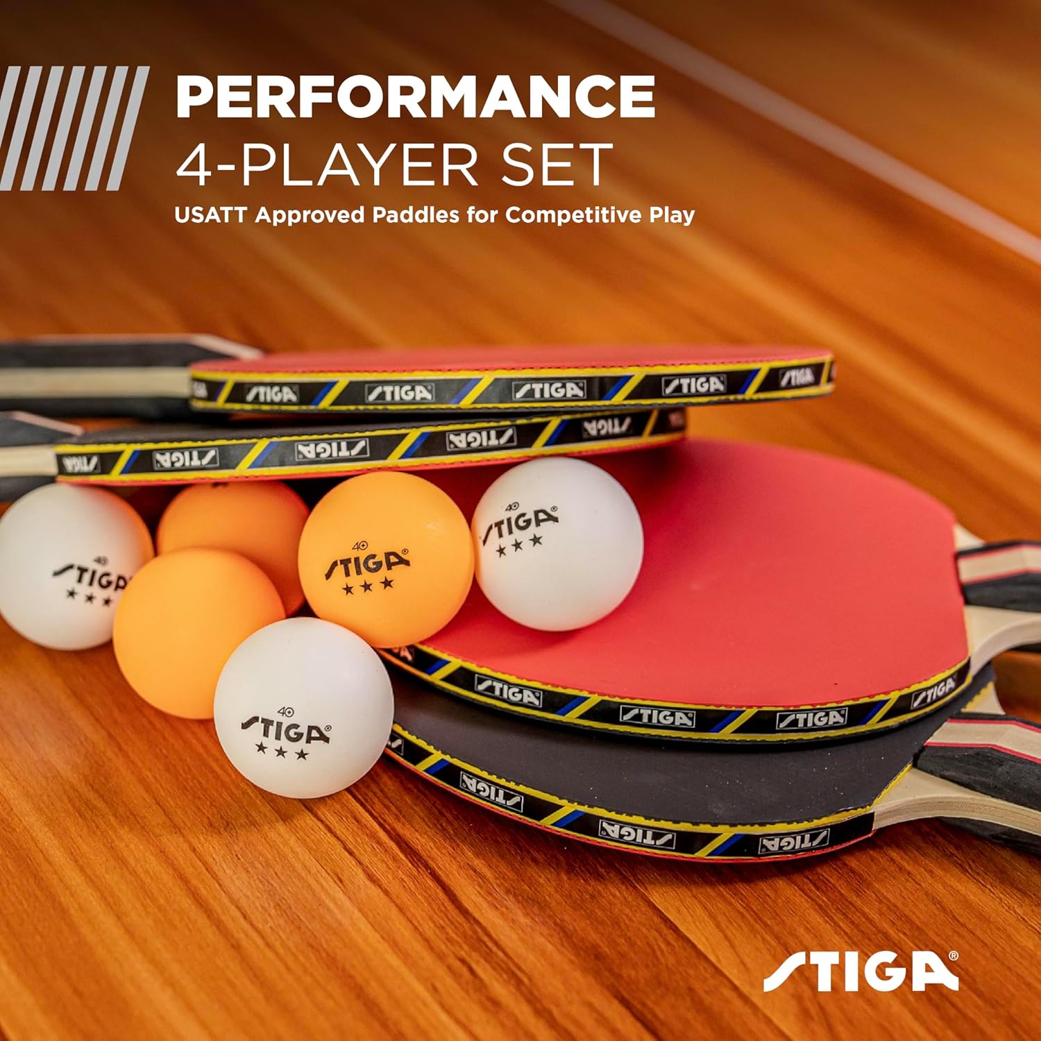 Table Tennis Paddle & Ball Set