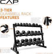 Heavy-Duty Dumbbell Storage Rack