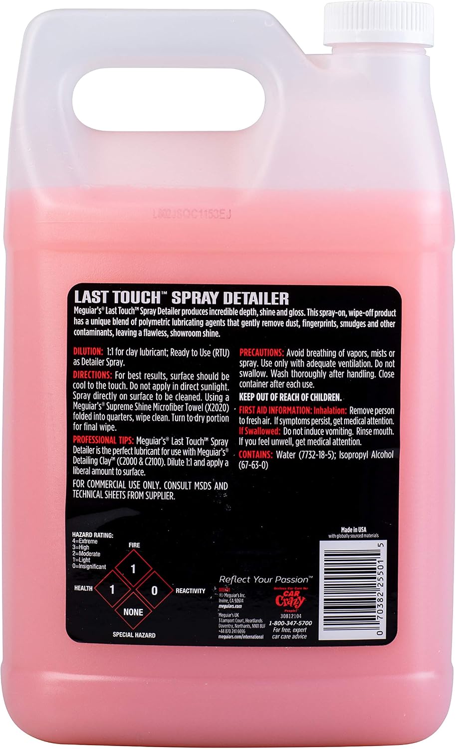 Quick Detailer & Clay Lubricant – 1 Gallon