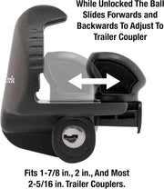 Master Lock Universal Trailer Coupler Lock – Black (379ATPY)