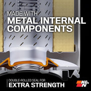 High-Performance Engine Oil Filter with Wrench-Off Nut