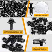 GOOACC GRC-70 Engine Under Cover Fastener Clips – 35-Piece
