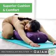 Yoga Bolster Pillow for Meditation & Stretching