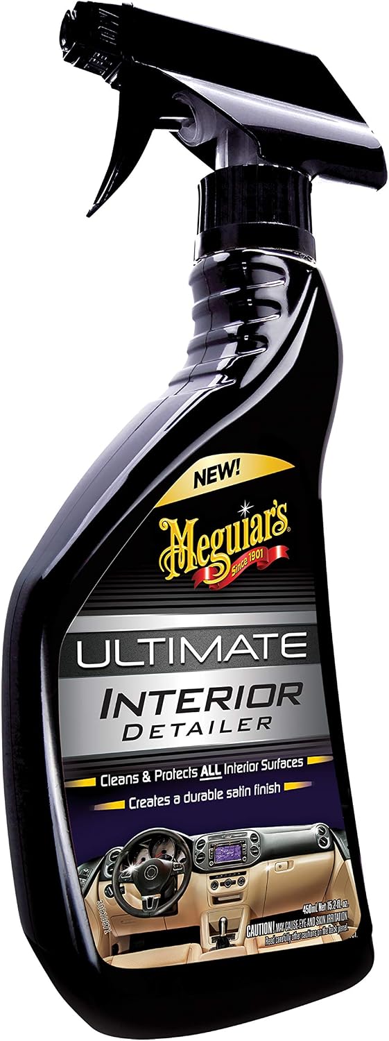 Meguiar’s Ultimate Interior Detailer Spray – 15.2 Oz, UV Protection