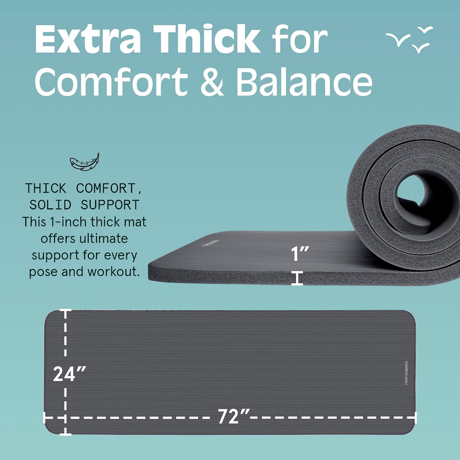 Extra Thick Non-Slip Yoga Mat