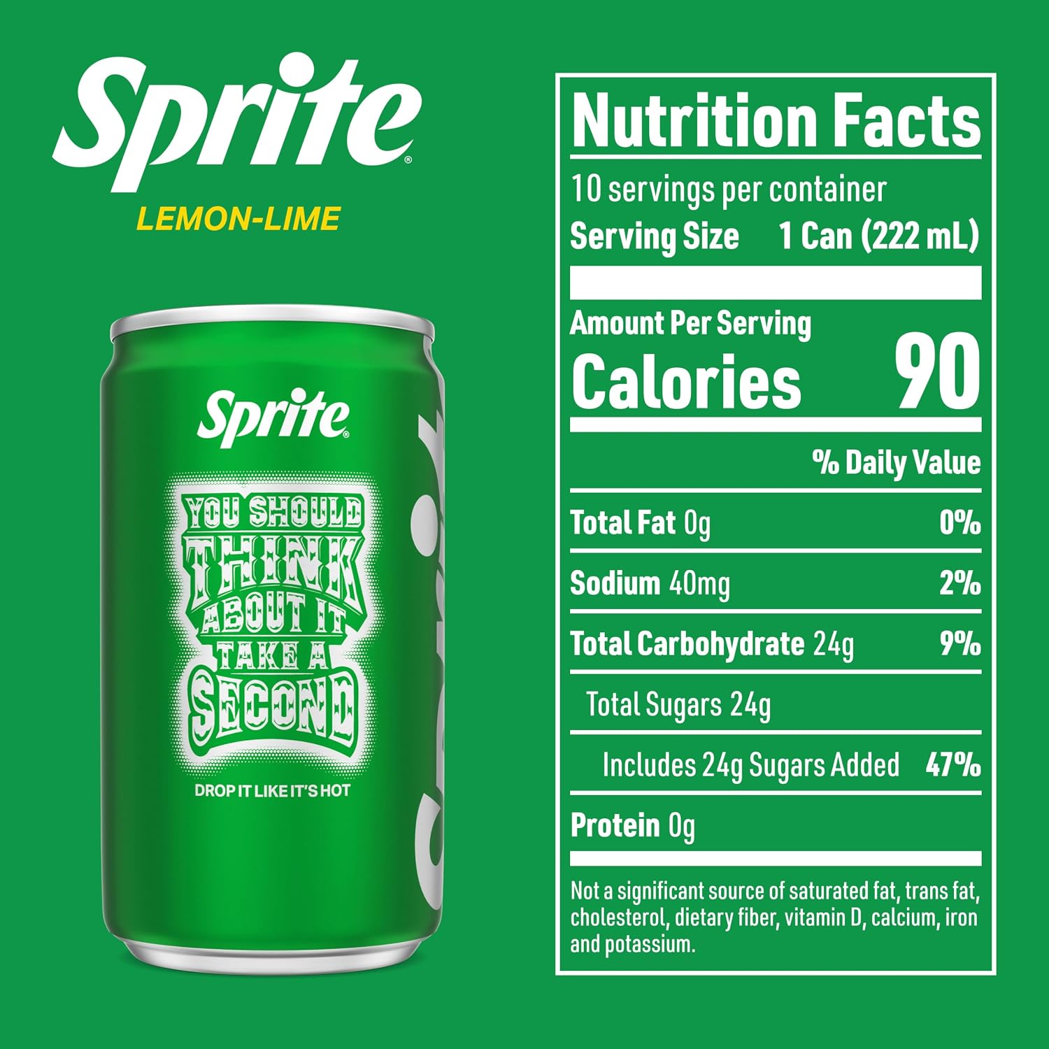 Lemon Lime Mini Soda