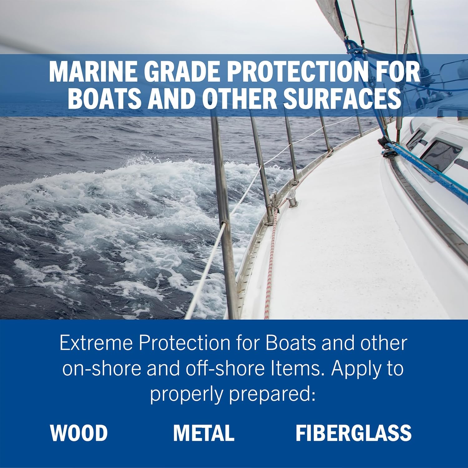 Marine Topside Paint – White, Quart