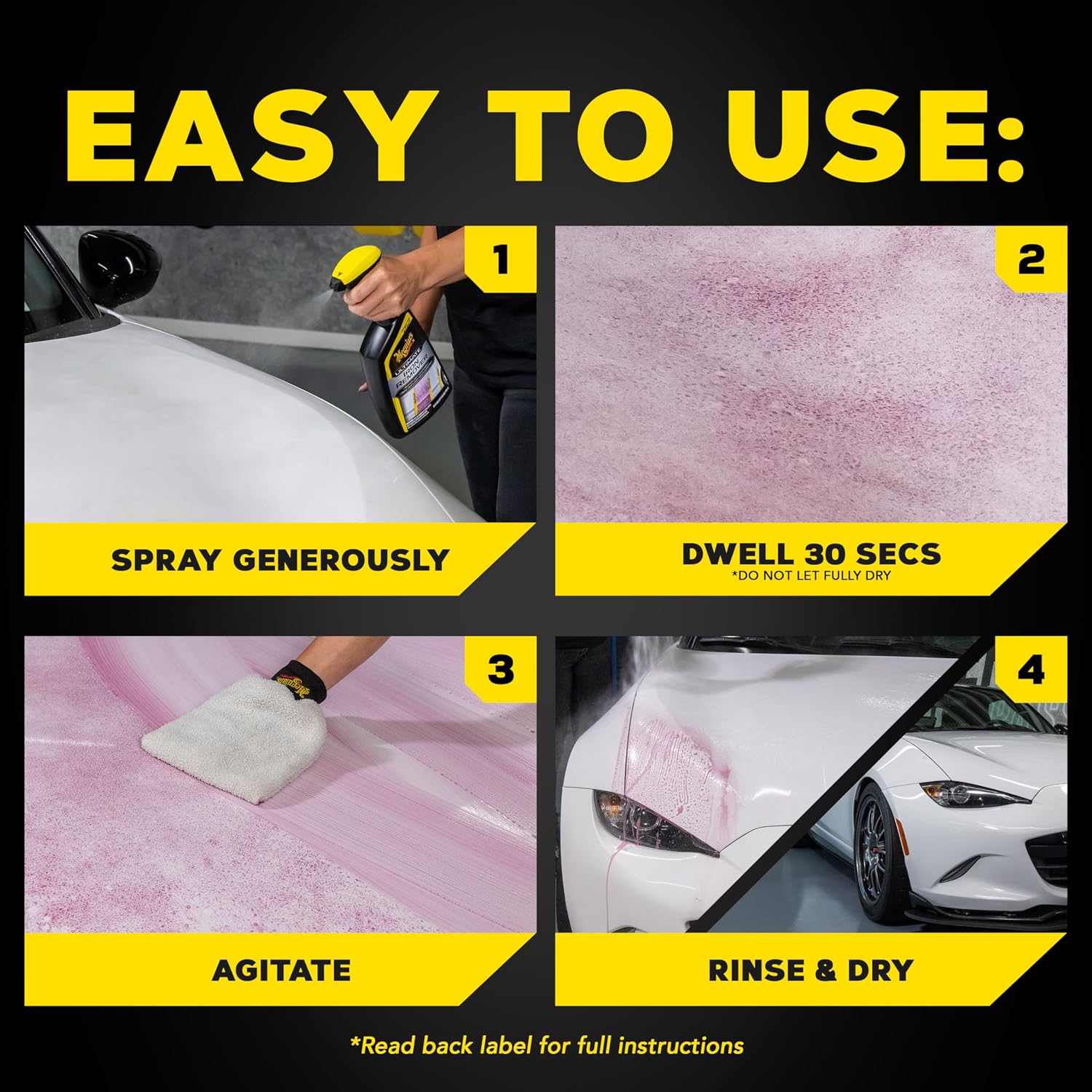 Iron Remover Spray for Wheels & Paint – 24 oz