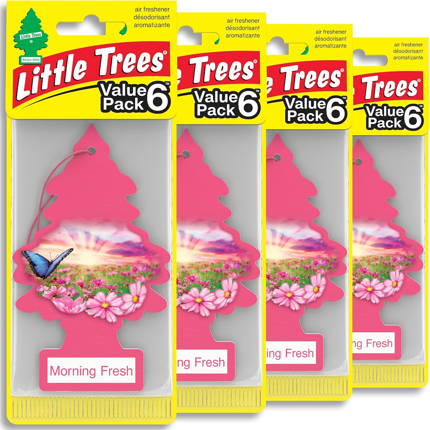 Hanging Car Air Fresheners – Morning Fresh, 24 Pack