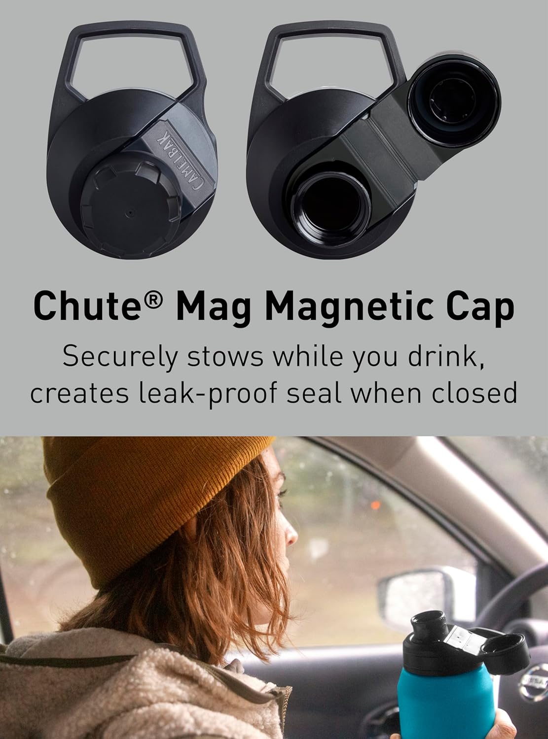 Vacuum Insulated Stainless Steel Water Bottle with Magnetic Cap
