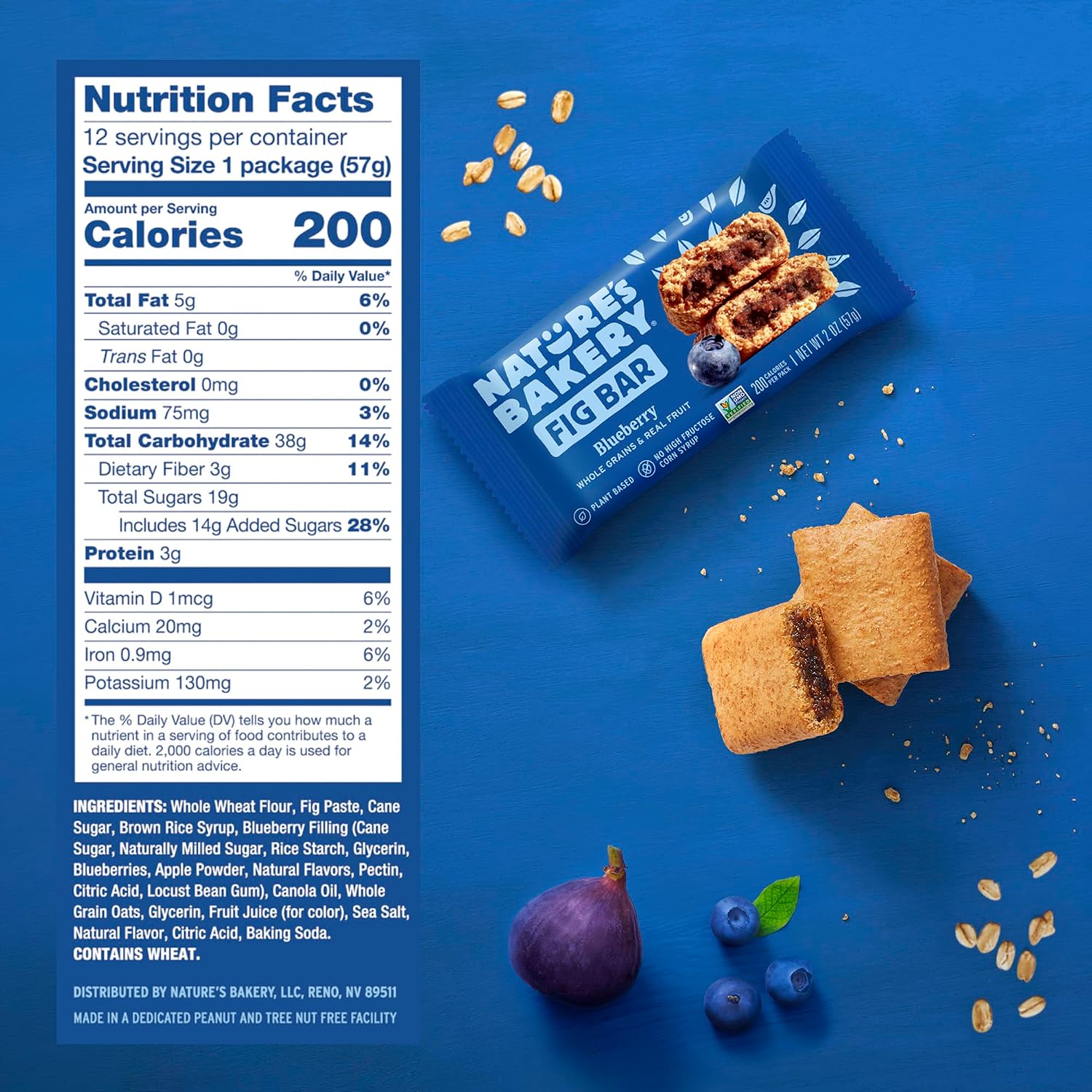 Blueberry Fig Snack Bars
