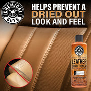 Chemical Guys Leather Cleaner & Conditioner Kit – 2 x 16 Oz