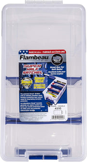Clear Fishing Tackle & Soft Bait Organizer