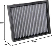 Washable Lifetime Cabin Air Filter for Select 2012–2026 Vehicles