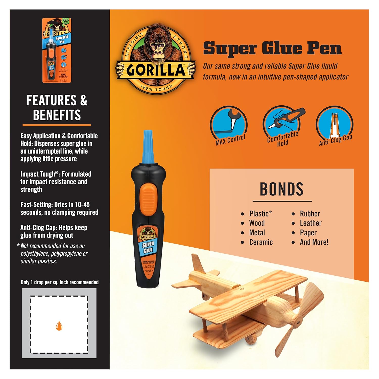 Super Glue Pen with Precise Applicator