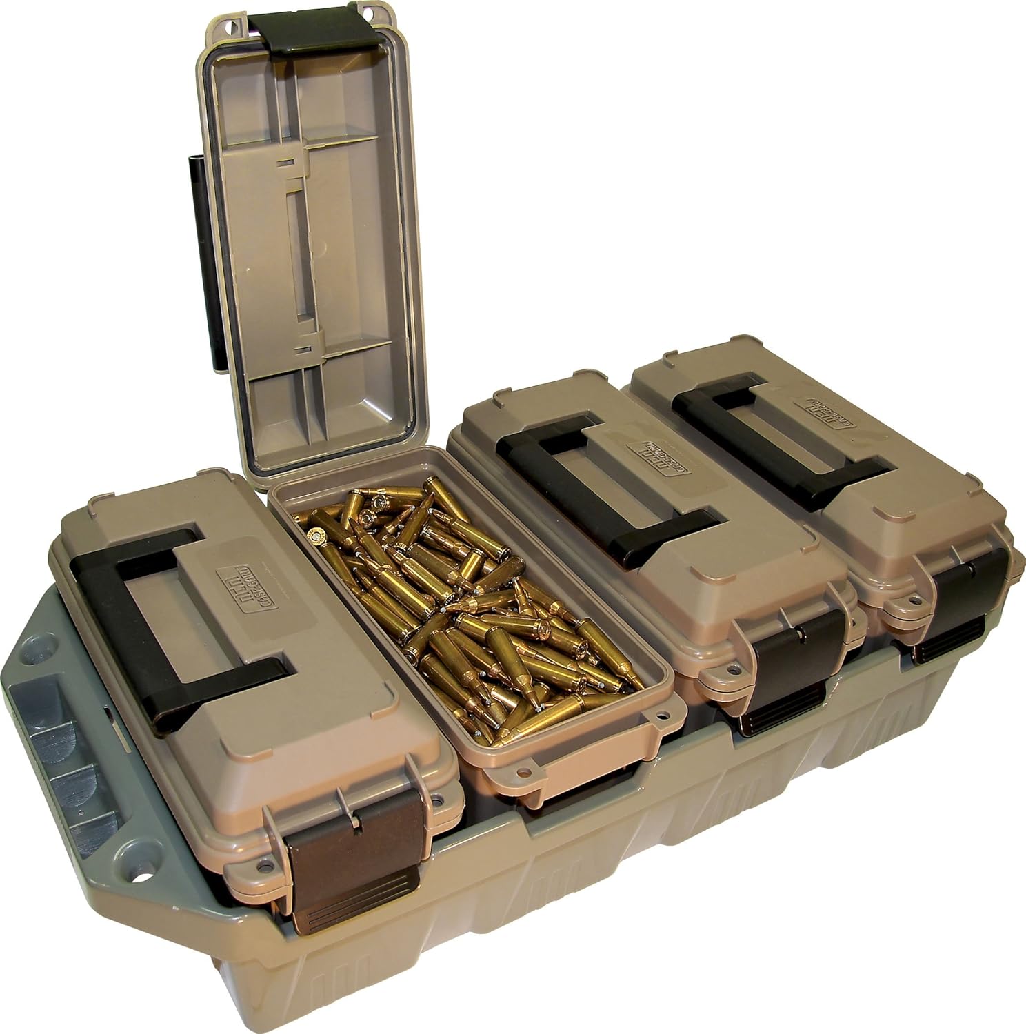 Stackable 4-Can Ammo Storage Crate