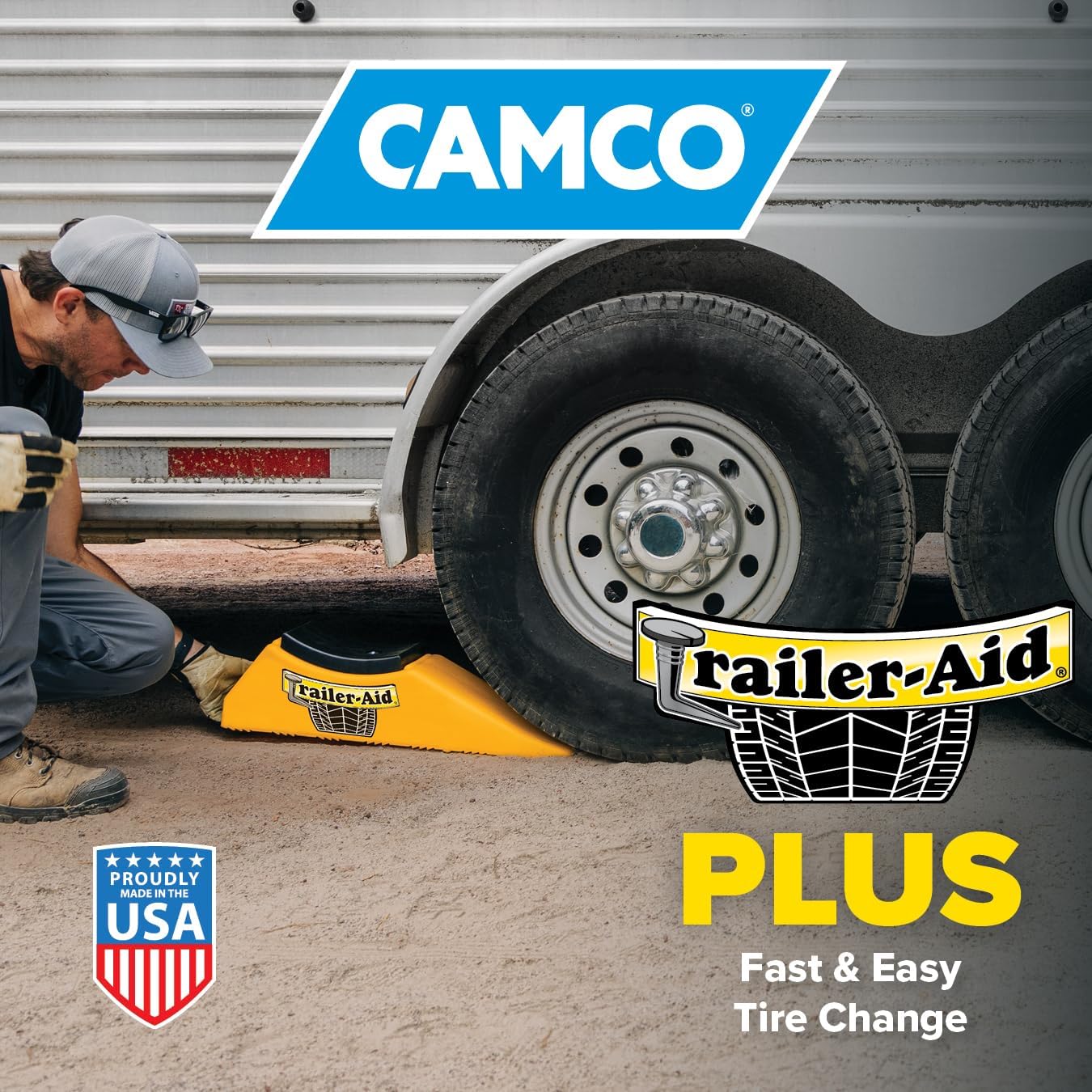 5.5-Inch Tandem Trailer Tire Change Ramp