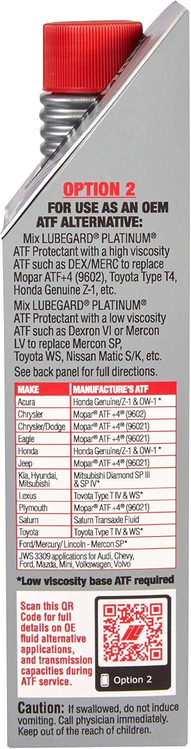 Automatic Transmission Fluid Protectant – 10 oz