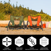 Folding Outdoor Camp Chair with Carry Bag