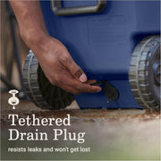 Insulated Rolling Hard Cooler with Wheels