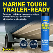 NLGI #2 Marine-Grade Trailer Wheel Bearing Grease