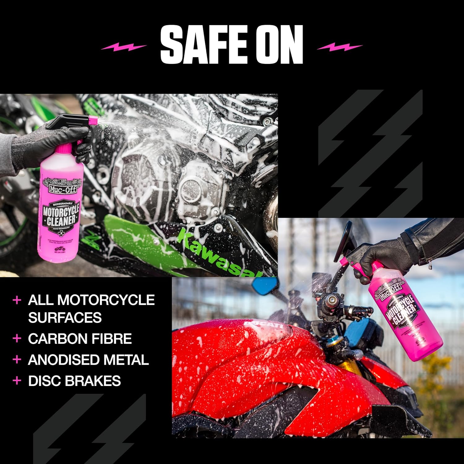 Biodegradable Motorcycle Cleaning Spray – 1 Liter